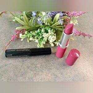 💄NEW Clinique Plum Pop Moisture Lipstick & (01)Black High Impact Mascara💄